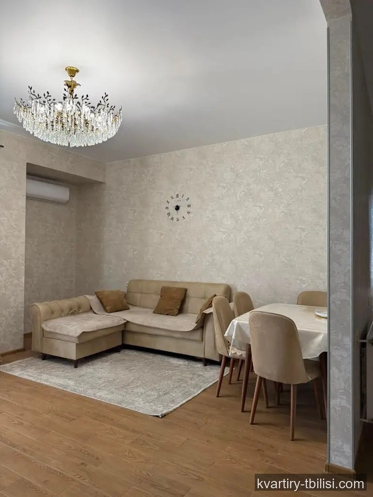 3-bedroom Apartment for sale in Didi Digomi, Tbilisi, 76.7 sqm, floor 10/17 — 125 000 USD | Tbilisi Homes