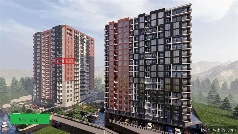 Четырёхкомнатная квартира в Диди Дигоми — 107 940 USD | Tbilisi Homes