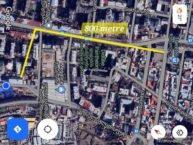 Трёхкомнатная квартира в Дидубе — 73 000 USD | Tbilisi Homes