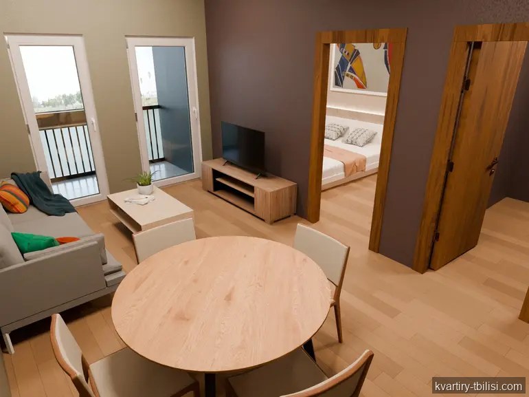 Трёхкомнатная квартира в Дигомском массиве — 81 345 USD | Tbilisi Homes