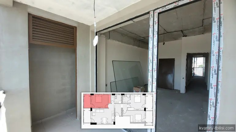 4-bedroom Apartment for sale in Digomi Massiv, Tbilisi, 109 sqm, floor 10/17 — 163 500 USD | Tbilisi Homes