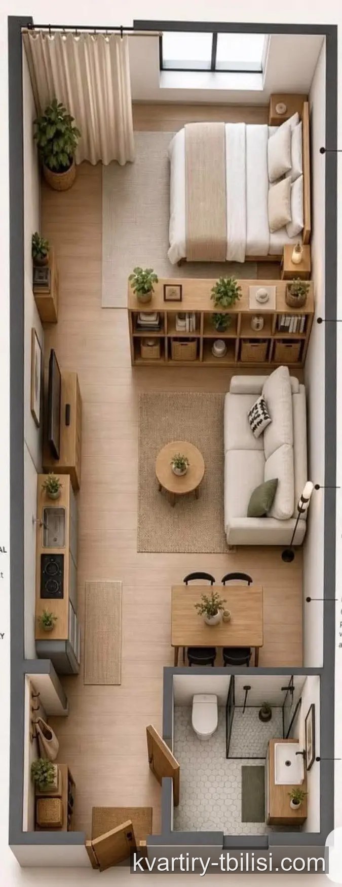 1-bedroom Apartment for sale in Gldani, Tbilisi, 37.5 sqm, floor 12/16 — 52 000 USD | Tbilisi Homes
