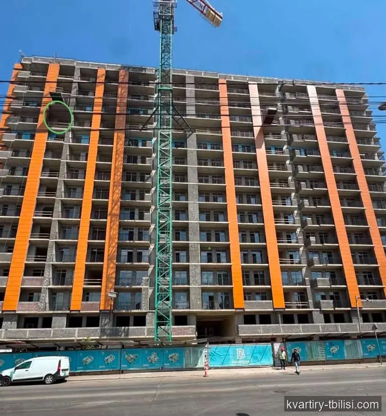 1-bedroom Apartment for sale in Gldani, Tbilisi, 37.5 sqm, floor 12/16 — 52 000 USD | Tbilisi Homes