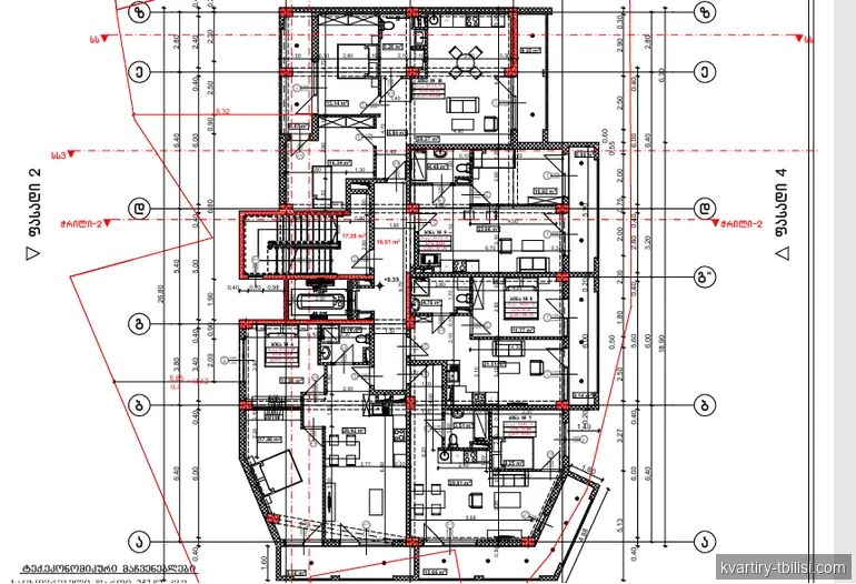 3-bedroom Apartment for sale in Isani, Tbilisi, 76 sqm, floor 5/8 — 70 000 USD | Tbilisi Homes