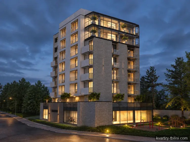 3-bedroom Apartment for sale in Krtsanisi, Tbilisi, 77.2 sqm, floor 6/8 — 126 608 USD | Tbilisi Homes