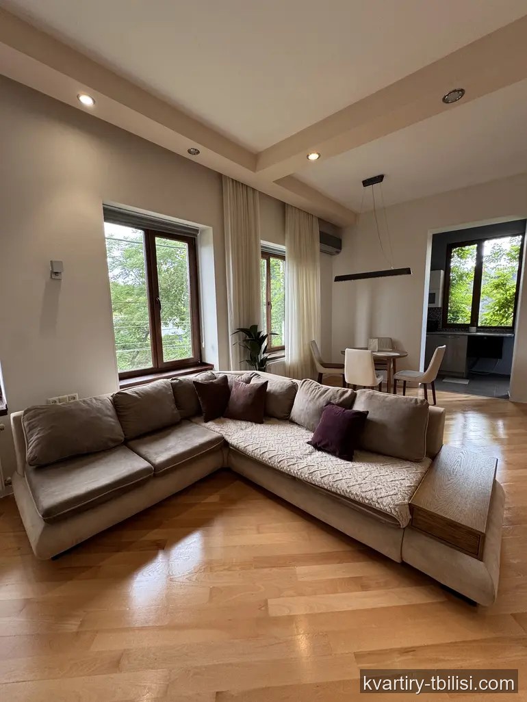Трёхкомнатная квартира в Кукиа — 140 000 USD | Tbilisi Homes