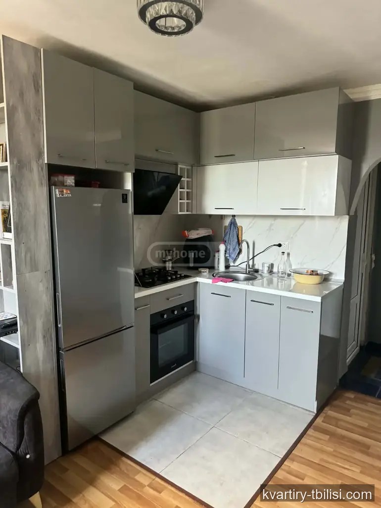 2-bedroom Apartment for sale in Mukhiani, Tbilisi, 40 sqm, floor 16/17 — 44 000 USD | Tbilisi Homes
