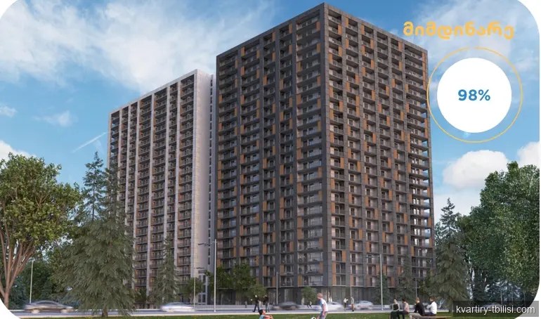 Двухкомнатная квартира в Мухиани — 75 000 USD | Tbilisi Homes