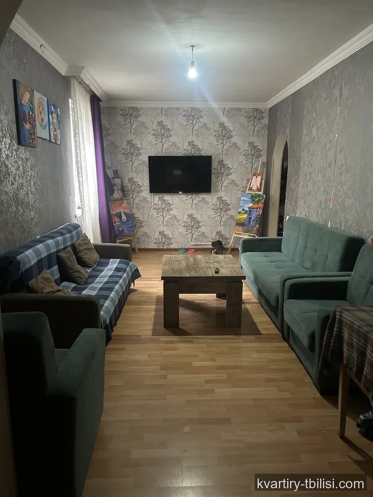 3-bedroom Apartment for sale in Mukhiani, Tbilisi, 67 sqm, floor 1/9 — 83 000 USD | Tbilisi Homes