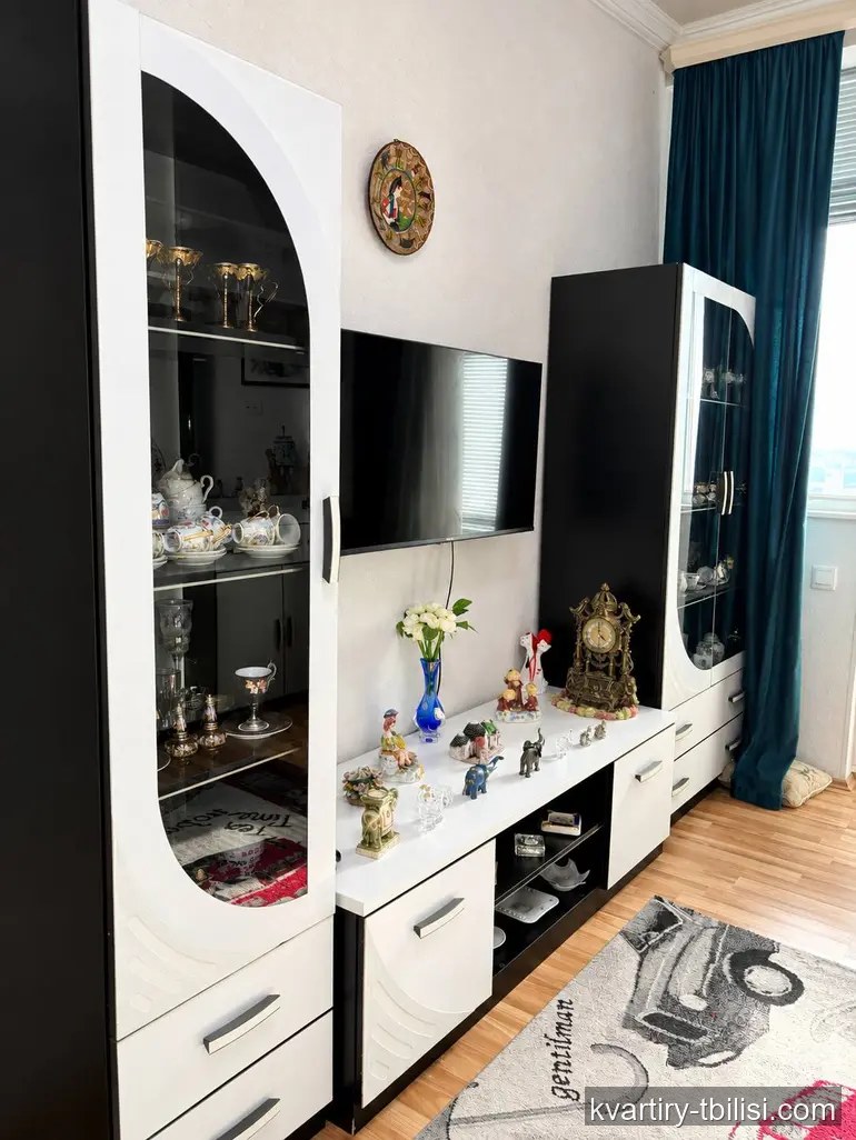 2-bedroom Apartment for sale in Nadzaladevi, Tbilisi, 60.2 sqm, floor 12/13 — 122 000 USD | Tbilisi Homes