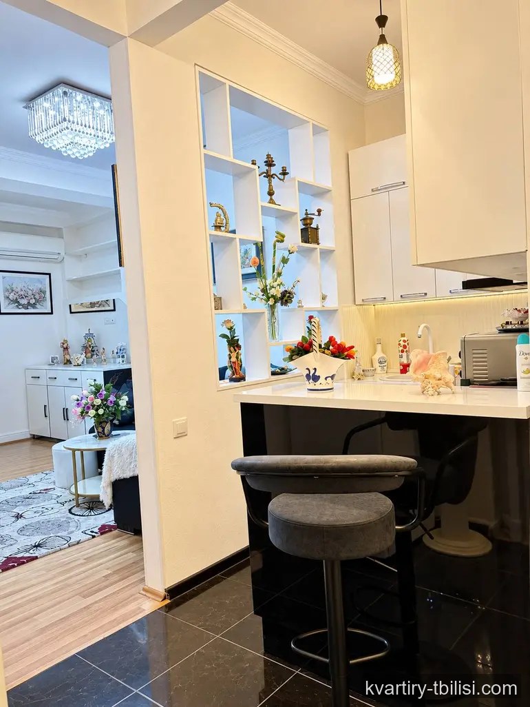 2-bedroom Apartment for sale in Nadzaladevi, Tbilisi, 60.2 sqm, floor 12/13 — 122 000 USD | Tbilisi Homes