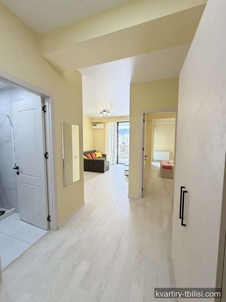 2-bedroom Apartment for sale in Nadzaladevi, Tbilisi, 54 sqm, floor 18/21 — 96 120 USD | Tbilisi Homes