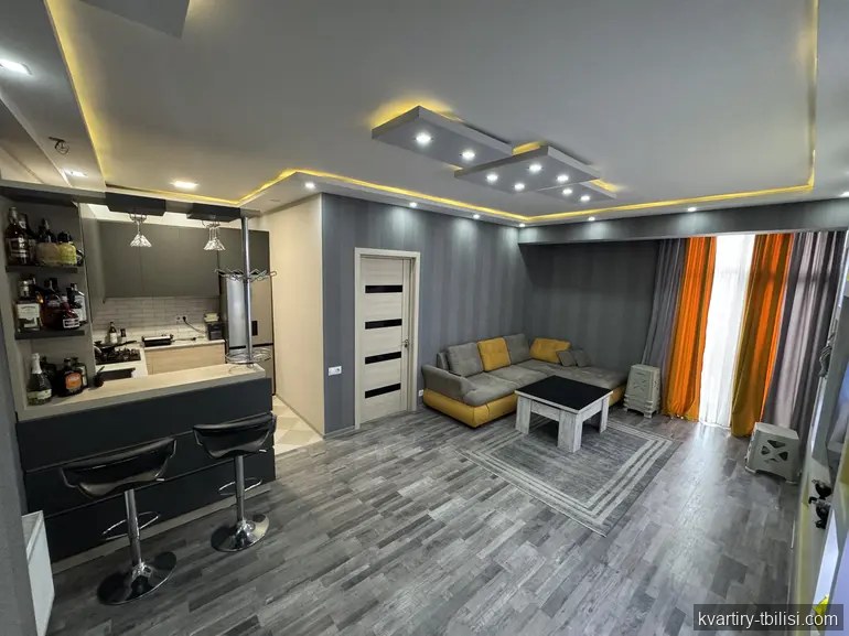 3-bedroom Apartment for sale in Nadzaladevi, Tbilisi, 77 sqm, floor 11/14 — 134 000 USD | Tbilisi Homes