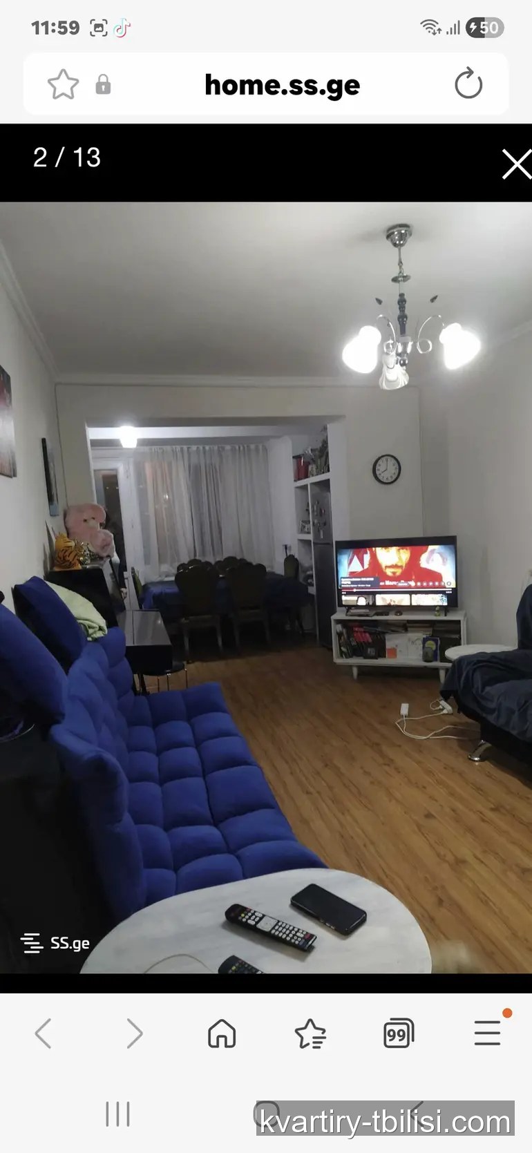 3-bedroom Apartment for sale in Nadzaladevi, Tbilisi, 94 sqm, floor 5/8 — 114 000 USD | Tbilisi Homes