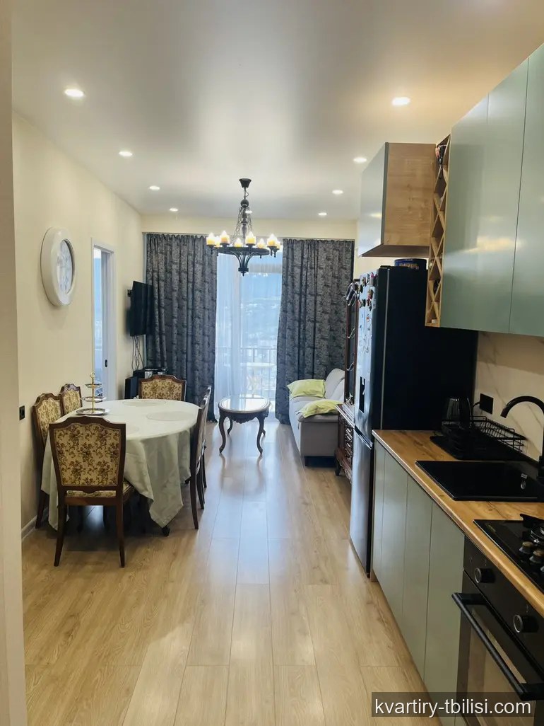 Трёхкомнатная квартира на Нутсубидзе — 106 000 USD | Tbilisi Homes