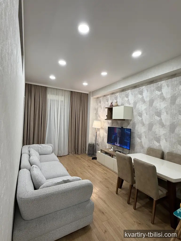 Трёхкомнатная квартира на Нутсубидзе — 115 000 USD | Tbilisi Homes