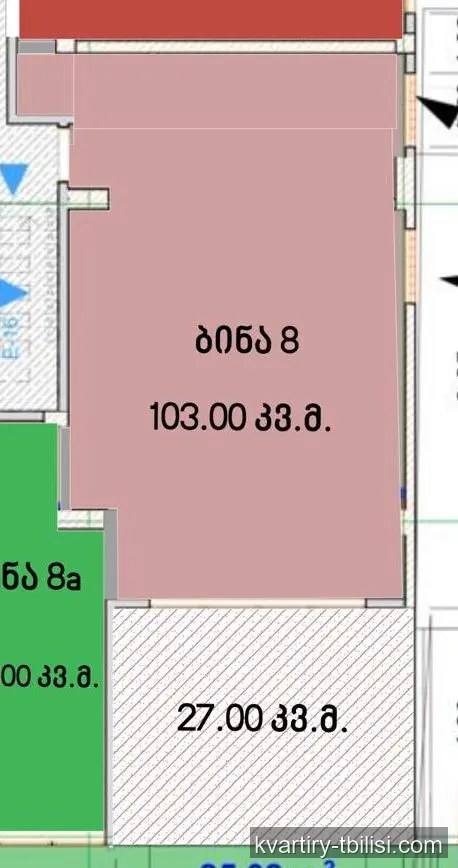 4-bedroom Apartment for sale in Nutsubidze, Tbilisi, 103 sqm, floor 1/13 — 105 000 USD | Tbilisi Homes