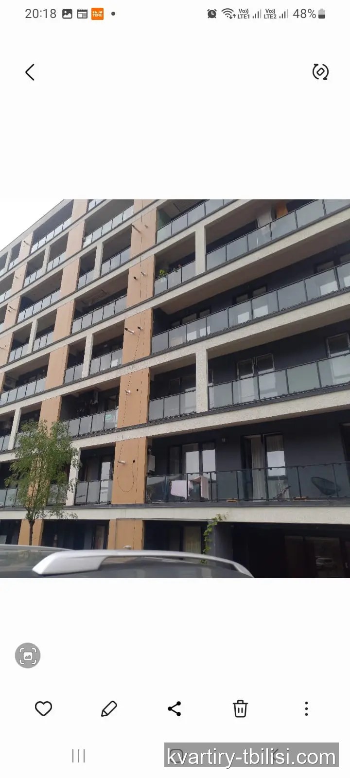 Двухкомнатная квартира в Ортачале — 90 090 USD | Tbilisi Homes