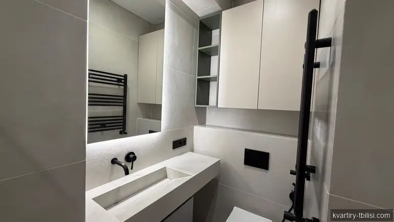 2-bedroom Apartment for sale in Ortachala, Tbilisi, 59 sqm, floor 12/12 — 128 500 USD | Tbilisi Homes