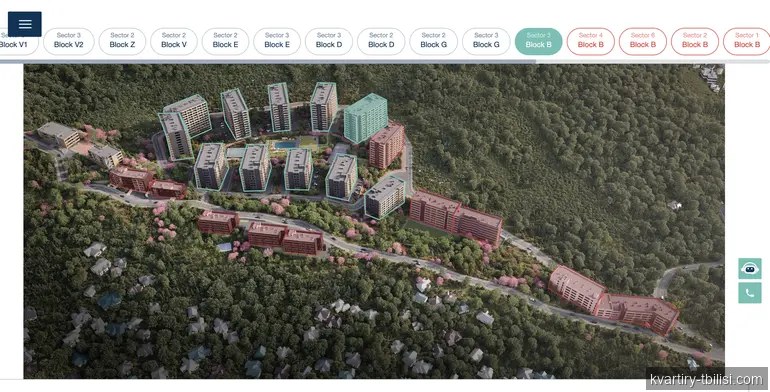 2-bedroom Apartment for sale in Ortachala, Tbilisi, 62.9 sqm, floor 4/9 — 111 000 USD | Tbilisi Homes