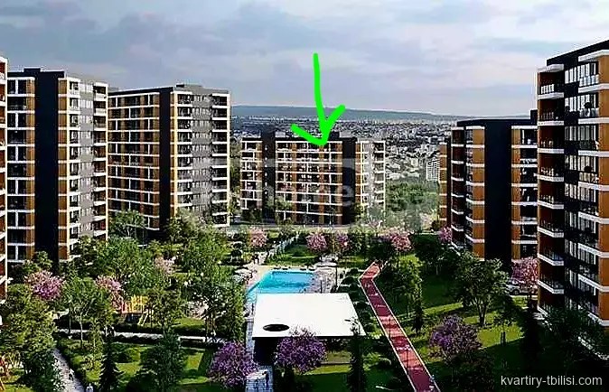 2-bedroom Apartment for sale in Ortachala, Tbilisi, 41.3 sqm, floor 1/10 — 66 000 USD | Tbilisi Homes