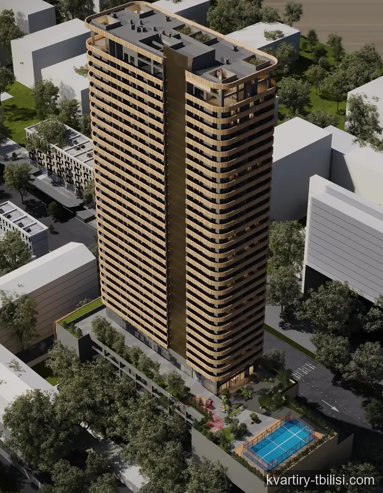 1-bedroom Apartment for sale in Saburtalo, Tbilisi, 38 sqm, floor 23/38 — 129 200 USD | Tbilisi Homes