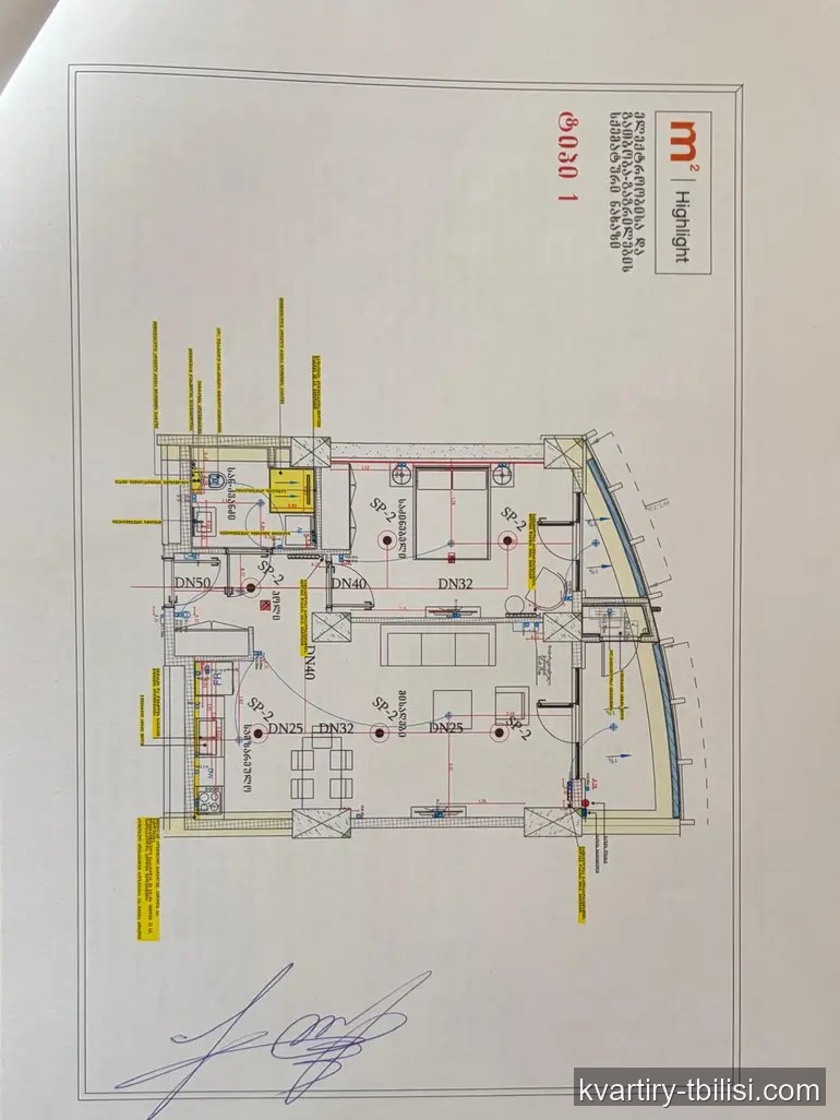 2-bedroom Apartment for sale in Saburtalo, Tbilisi, 70 sqm, floor 8/26 — 140 000 USD | Tbilisi Homes