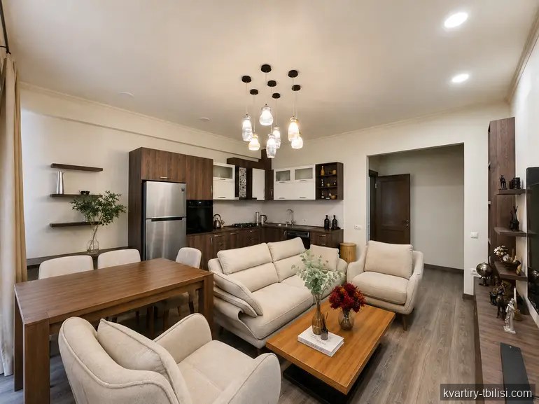 Двухкомнатная квартира на Сабуртало — 129 000 USD | Tbilisi Homes