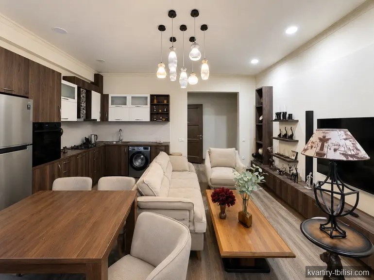 Двухкомнатная квартира на Сабуртало — 129 000 USD | Tbilisi Homes