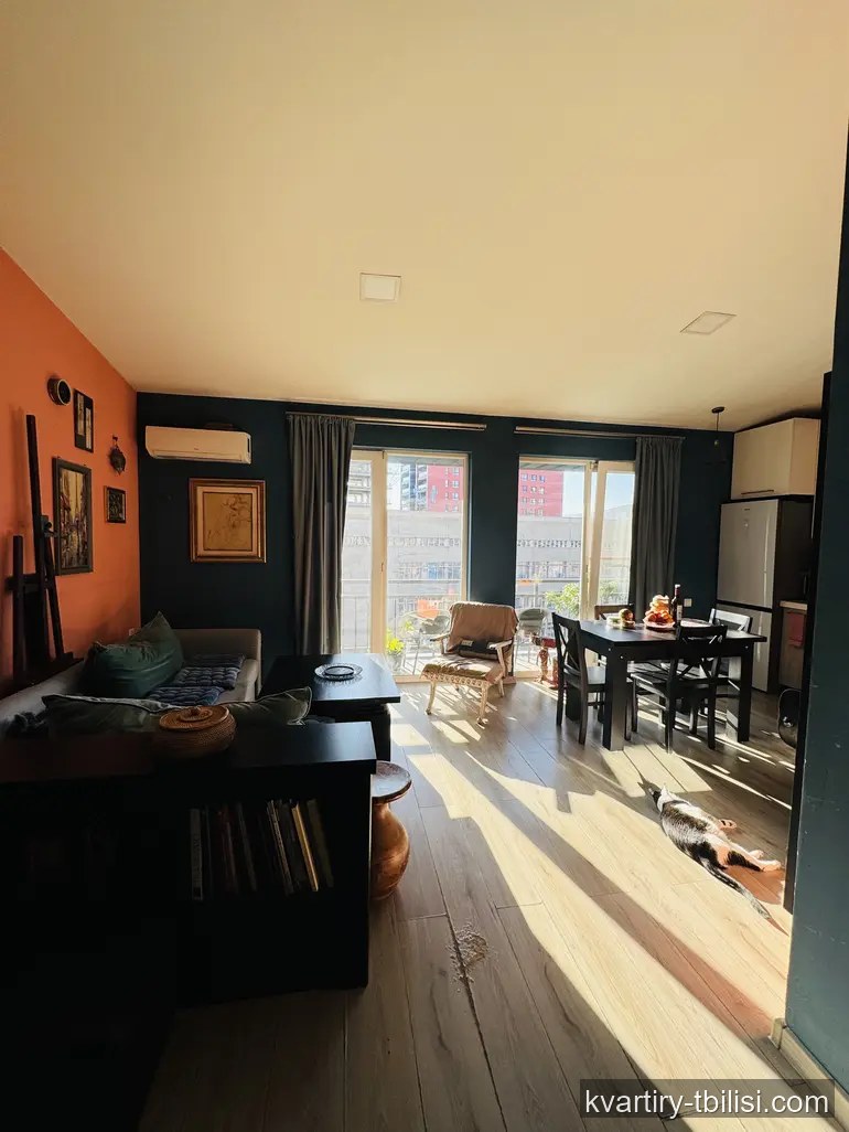Двухкомнатная квартира на Сабуртало — 130 000 USD | Tbilisi Homes