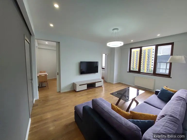 2-bedroom Apartment for sale in Saburtalo, Tbilisi, 54.6 sqm, floor 9/13 — 114 500 USD | Tbilisi Homes