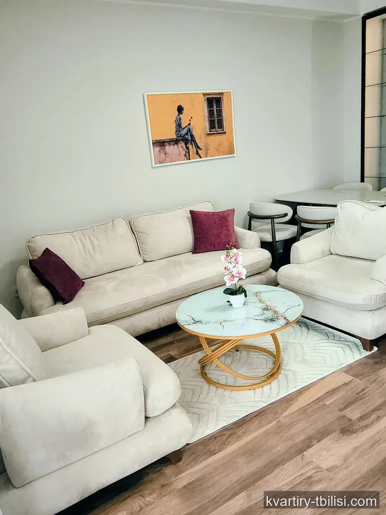 Двухкомнатная квартира на Сабуртало — 172 000 USD | Tbilisi Homes
