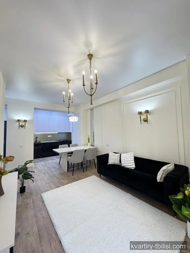 Двухкомнатная квартира на Сабуртало — 135 000 USD | Tbilisi Homes