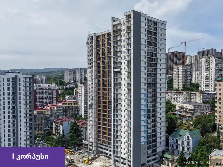 2-bedroom Apartment for sale in Saburtalo, Tbilisi, 55.7 sqm, floor 24/25 — 116 970 USD | Tbilisi Homes