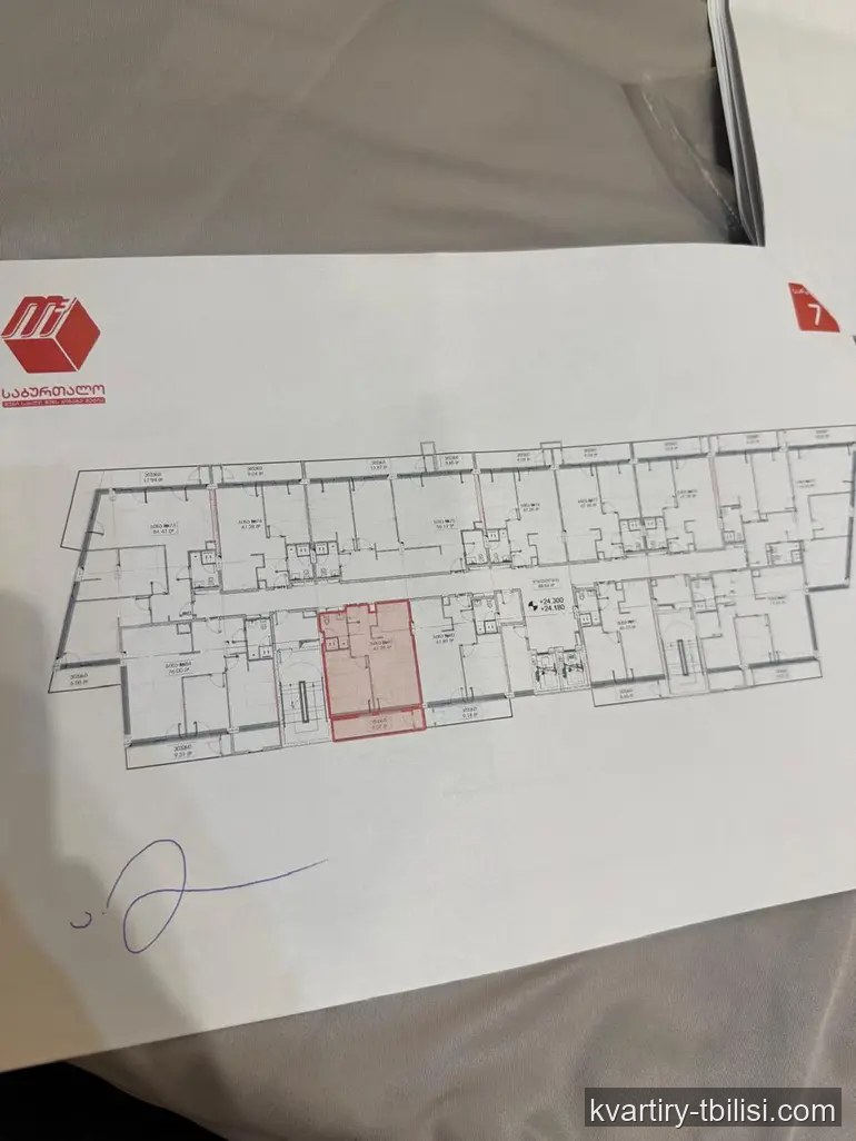 2-bedroom Apartment for sale in Saburtalo, Tbilisi, 57.3 sqm, floor 7/12 — 108 000 USD | Tbilisi Homes