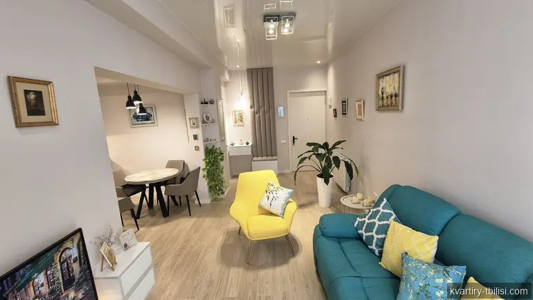 2-bedroom Apartment for sale in Saburtalo, Tbilisi, 51.1 sqm, floor 21/21 — 140 000 USD | Tbilisi Homes