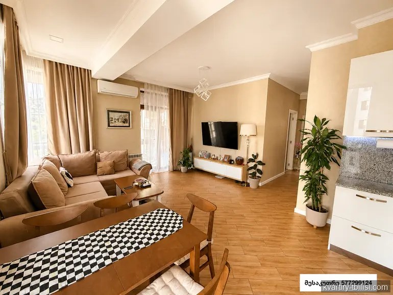 Двухкомнатная квартира на Сабуртало — 156 480 USD | Tbilisi Homes