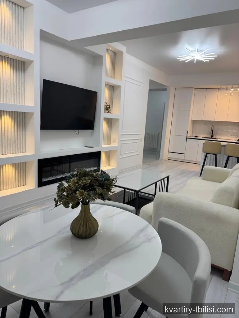 Двухкомнатная квартира на Сабуртало — 163 000 USD | Tbilisi Homes
