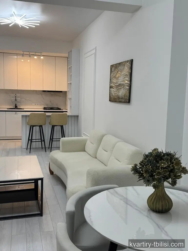 Двухкомнатная квартира на Сабуртало — 163 000 USD | Tbilisi Homes