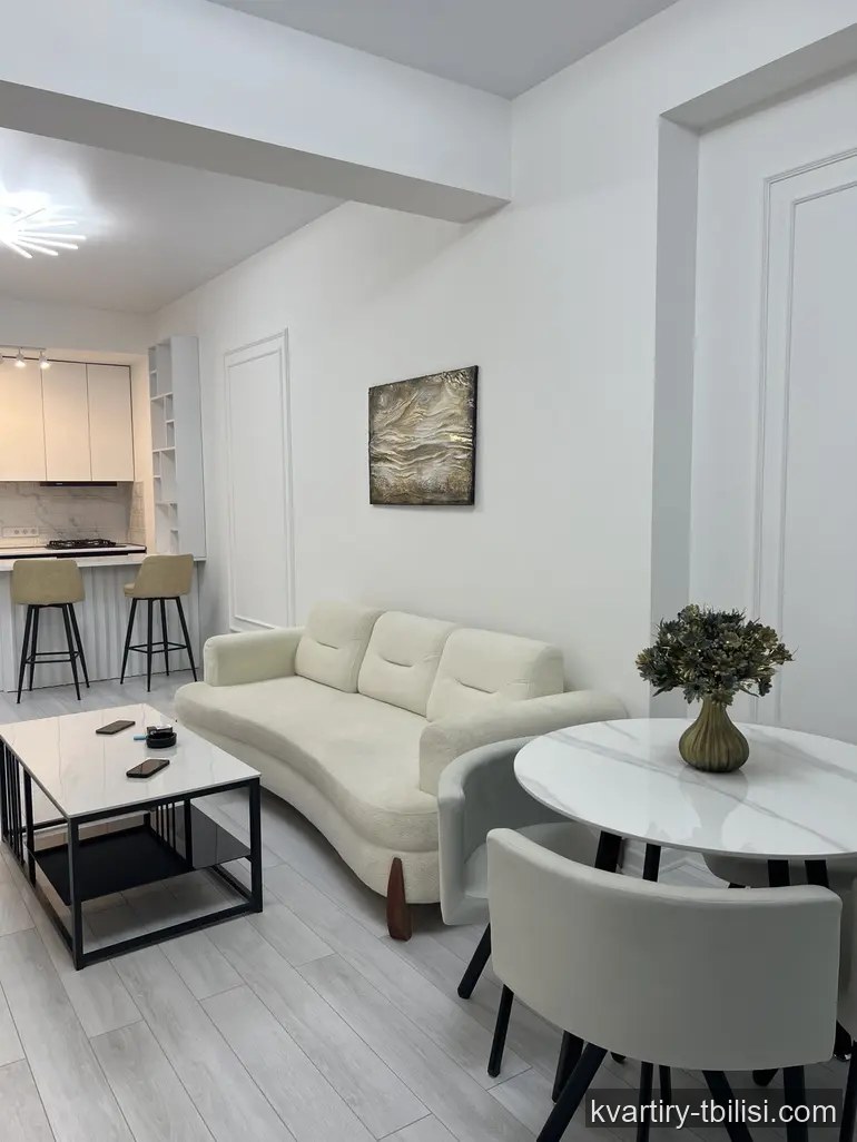 Двухкомнатная квартира на Сабуртало — 163 000 USD | Tbilisi Homes