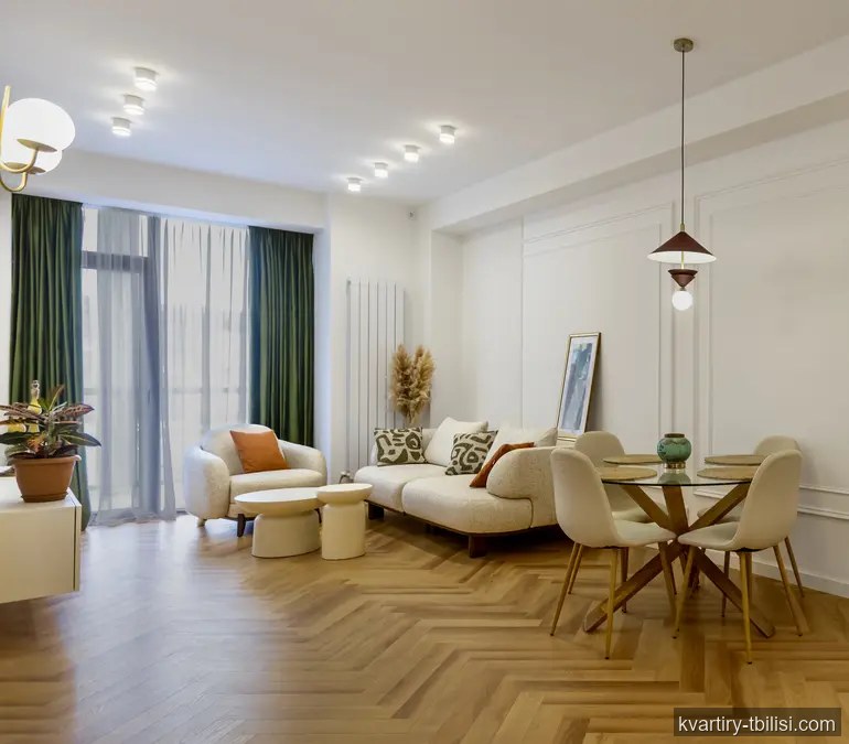 2-bedroom Apartment for sale in Saburtalo, Tbilisi, 60 sqm, floor 7/19 — 156 000 USD | Tbilisi Homes