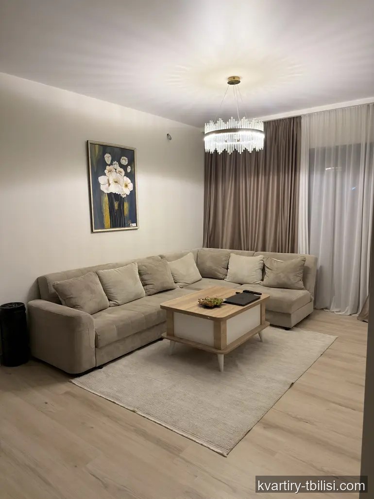 Двухкомнатная квартира на Сабуртало — 135 000 USD | Tbilisi Homes