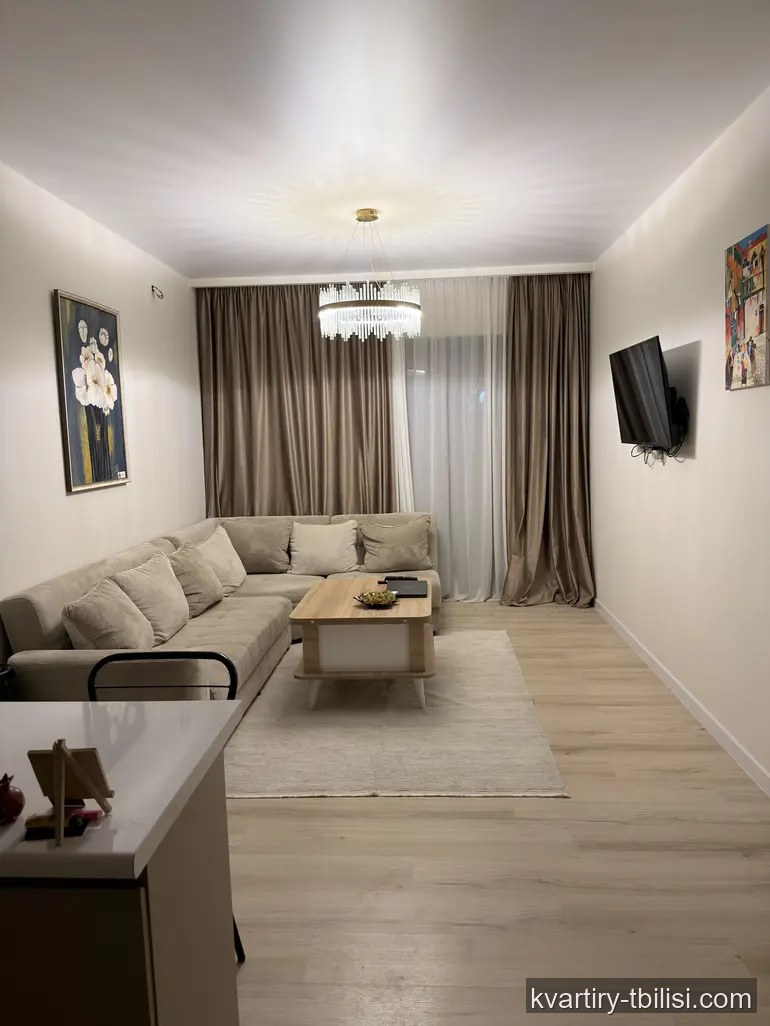 Двухкомнатная квартира на Сабуртало — 135 000 USD | Tbilisi Homes
