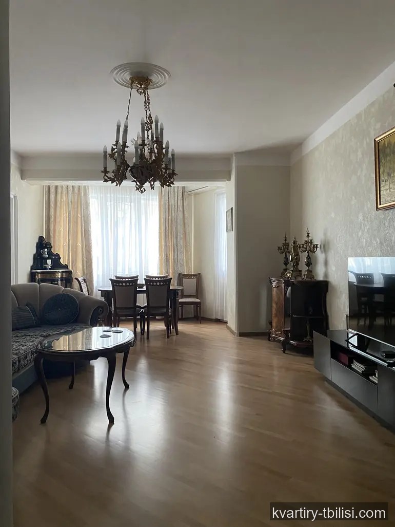 Трёхкомнатная квартира на Сабуртало — 190 000 USD | Tbilisi Homes