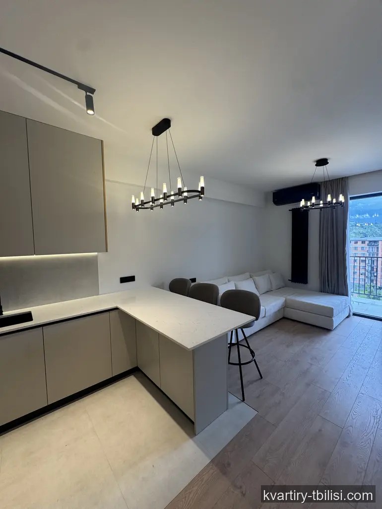 Трёхкомнатная квартира на Сабуртало — 175 000 USD | Tbilisi Homes