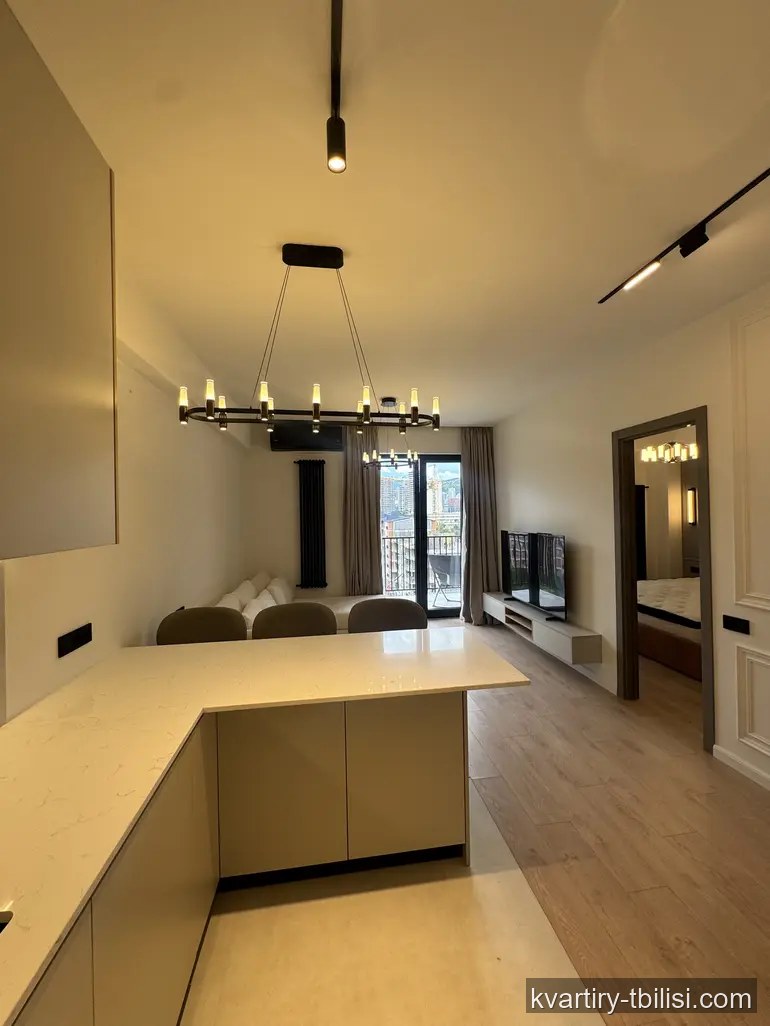 Трёхкомнатная квартира на Сабуртало — 175 000 USD | Tbilisi Homes