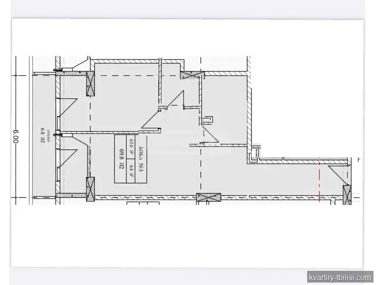 Трёхкомнатная квартира на Сабуртало — 126 000 USD | Tbilisi Homes