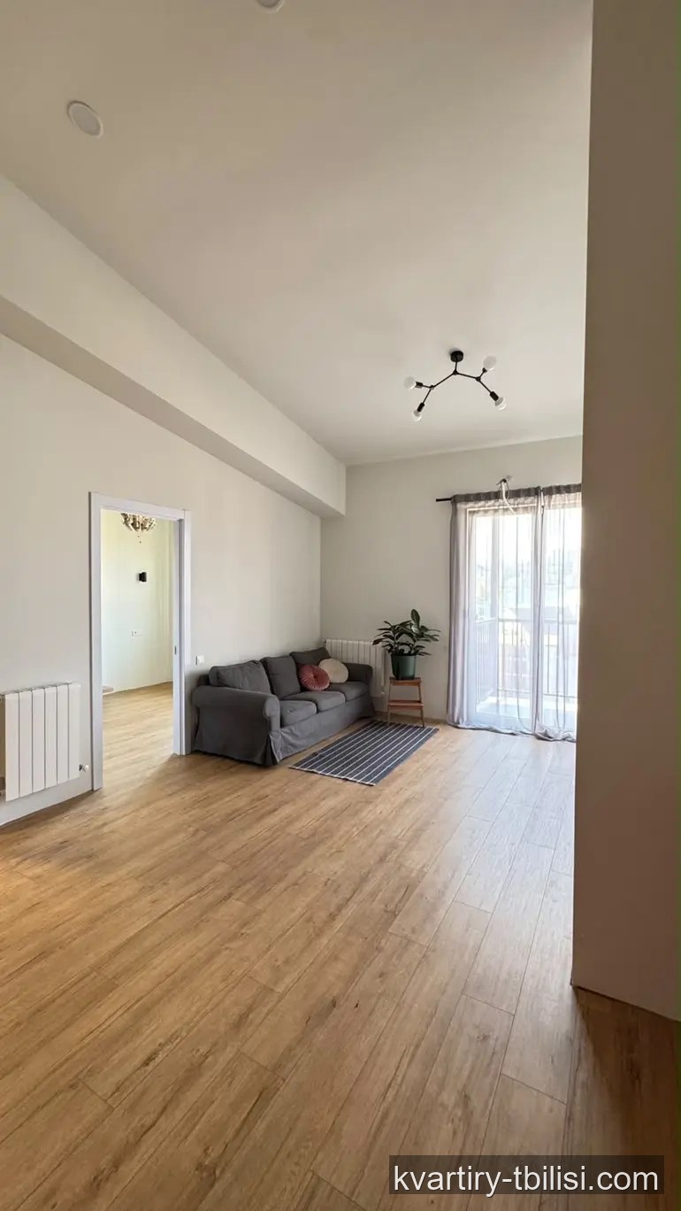 Трёхкомнатная квартира на Сабуртало — 170 000 USD | Tbilisi Homes