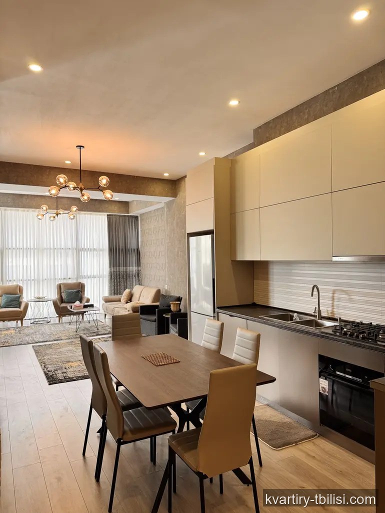 Трёхкомнатная квартира на Сабуртало — 297 000 USD | Tbilisi Homes