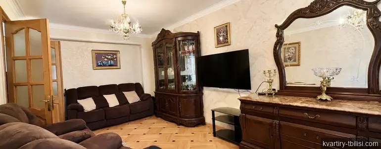 3-bedroom Apartment for sale in Saburtalo, Tbilisi, 90 sqm, floor 2/9 — 206 000 USD | Tbilisi Homes